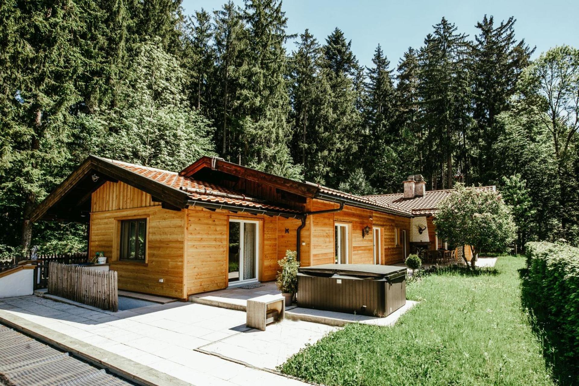 Luxus Ferienhaus Salzburg Chalet Mit Pool, Sauna, Whirlpool, Kamin Grossgmain Exteriör bild